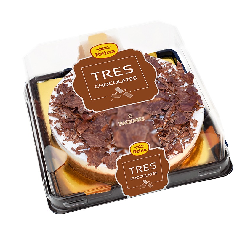 Tarta de Tres Chocolates 8 raciones