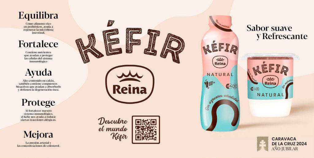 REINA DESSERT KEFIR NATUREL 500G