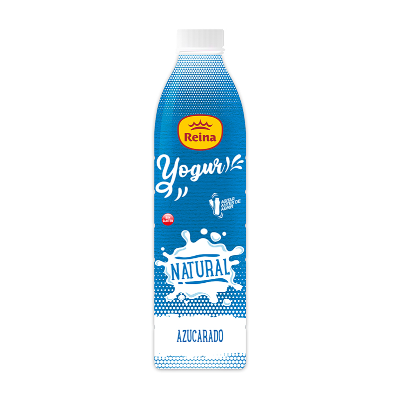 yogur líquido desnatado natural 0%, pk-6